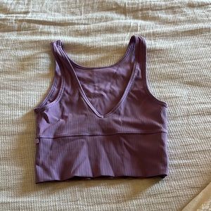 Lululemon reversible purple tank top size 2